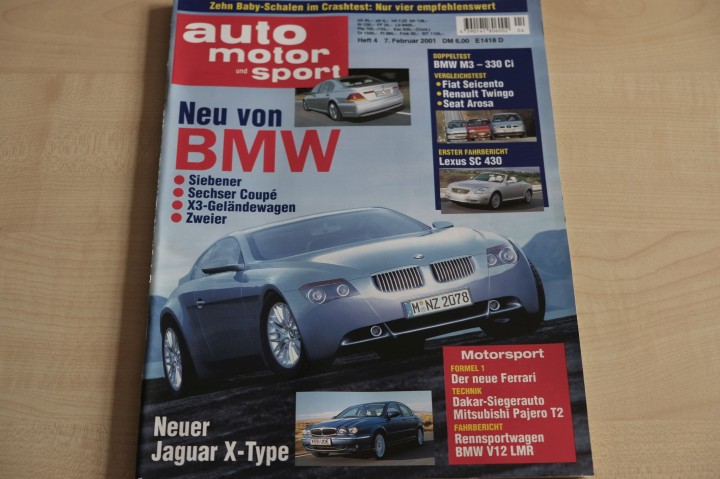 Deckblatt Auto Motor und Sport (04/2001)